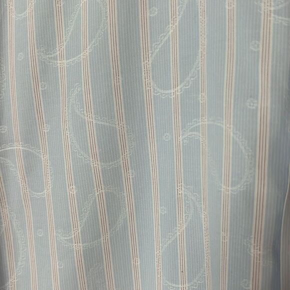 TED BAKER Archive Men's Button‎ Front Shirt Paisley Patter Blue Size 16.5 Neck - Picture 6 of 14